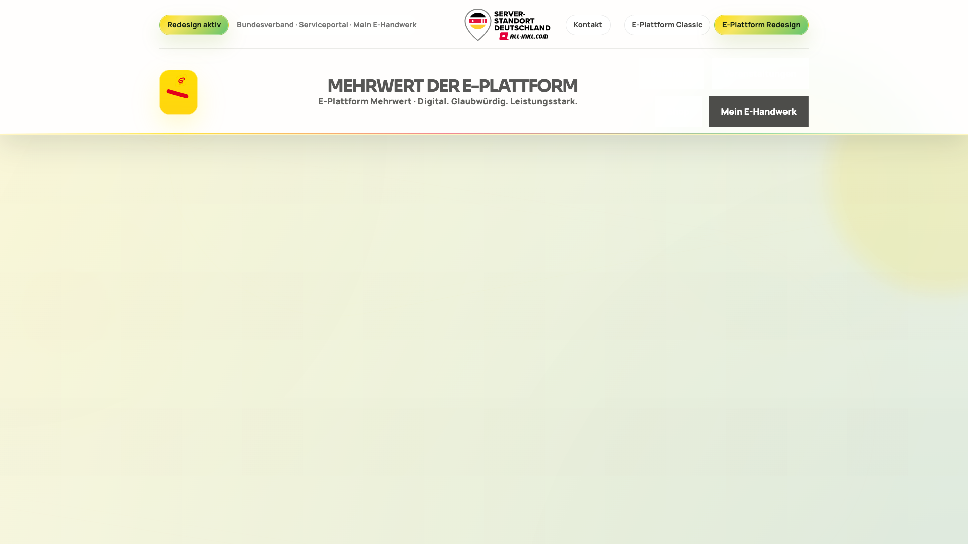Mehrwert-Landingpage im Redesign